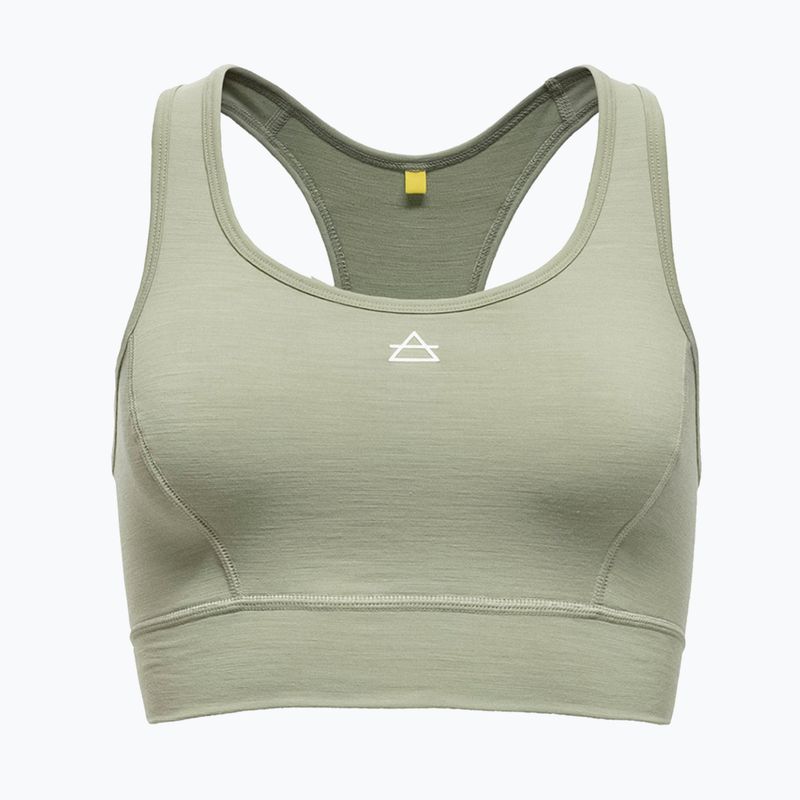 Thermal sports bra Devold Berle Merino fog 5
