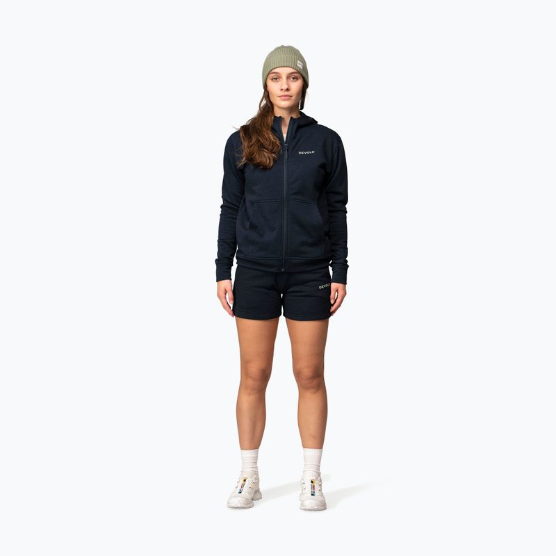 Women's sweatshirt Devold Everyday Zip Hoodie ink 2