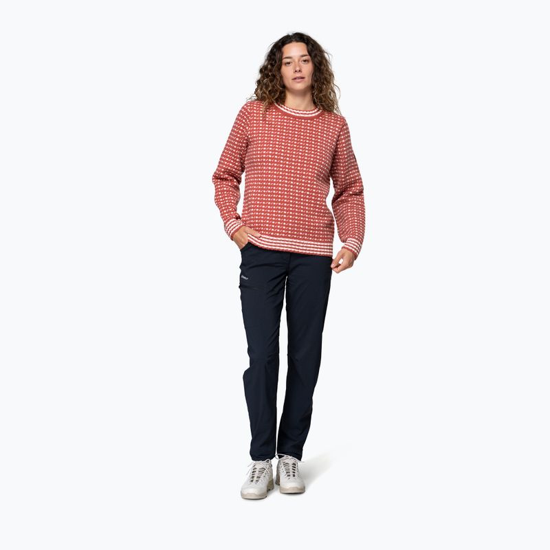 Sweater Devold Islender Refined marsala/offwhite 2