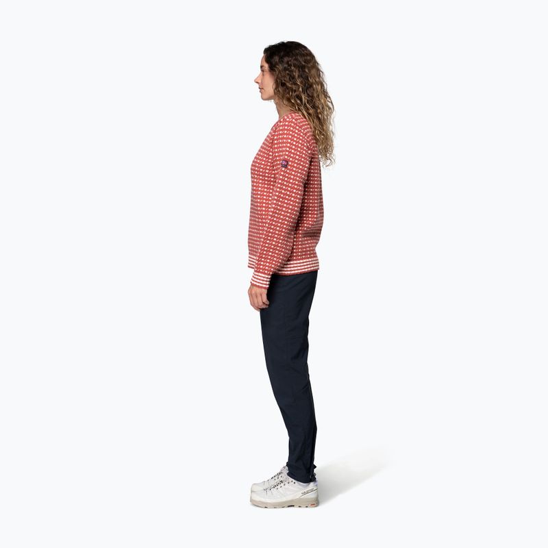 Sweater Devold Islender Refined marsala/offwhite 4