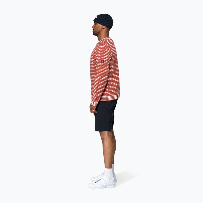 Sweater Devold Islender Refined marsala/offwhite 7