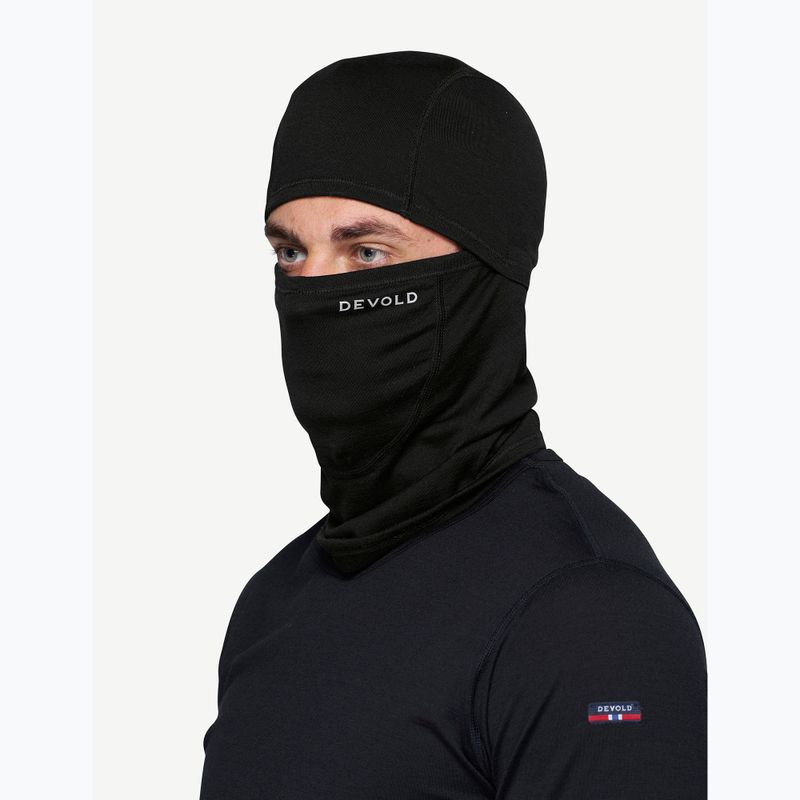 Balaclava Devold Breeze Merino 150 black 3