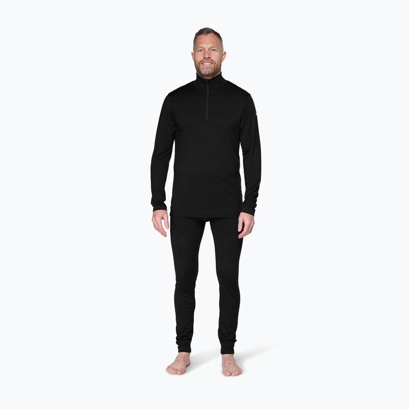 Men's thermal sweatshirt Devold Breeze Plus Merino 200 Zip Neck black 2