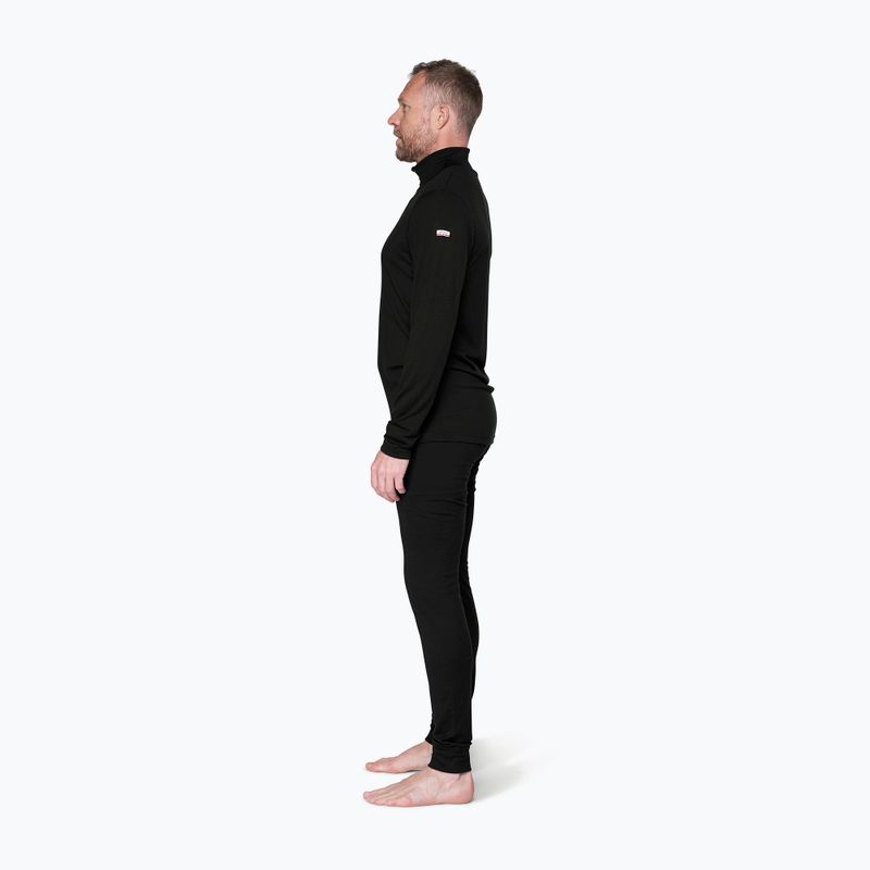 Men's thermal sweatshirt Devold Breeze Plus Merino 200 Zip Neck black 4