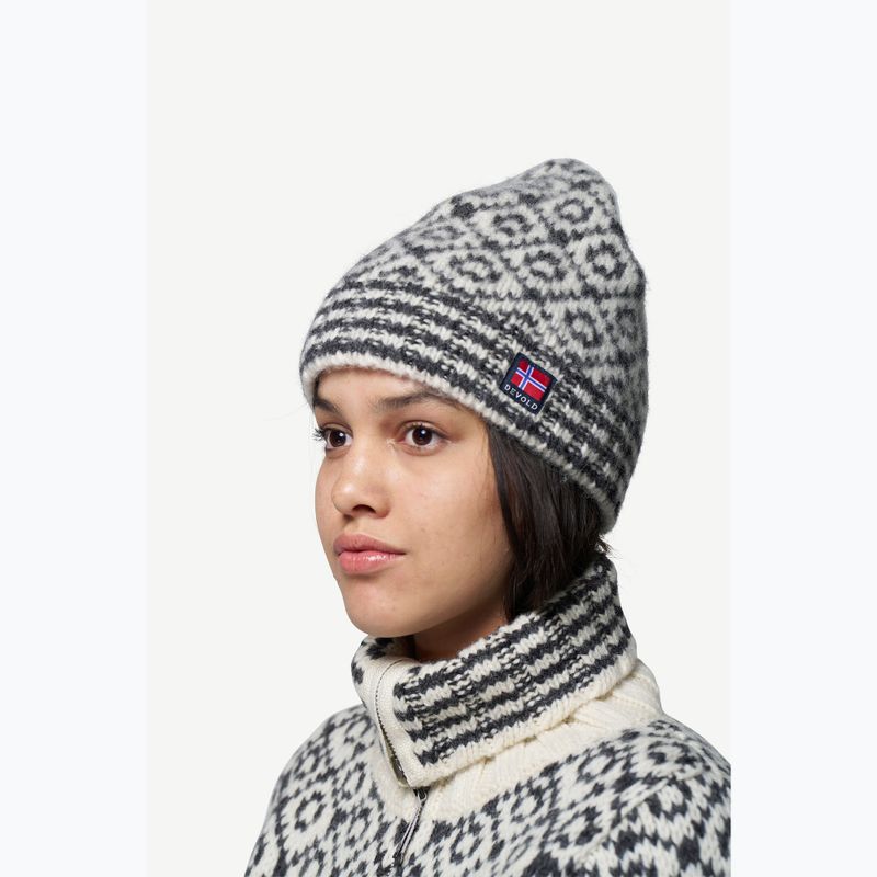 Winter hat Devold Svalbard Wool offwhite/anthracite 2