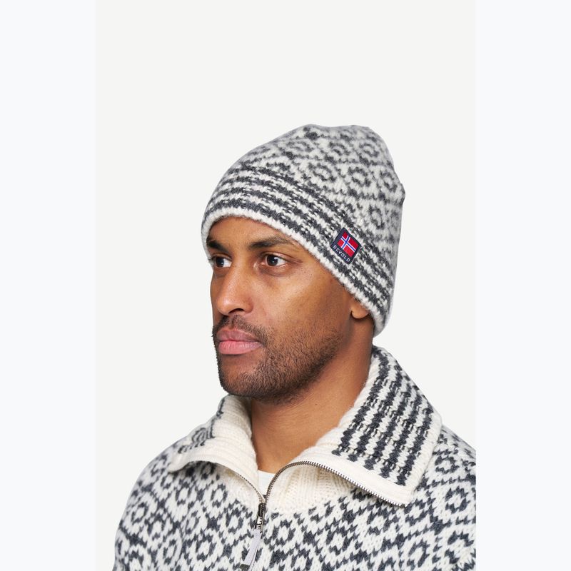 Winter hat Devold Svalbard Wool offwhite/anthracite 3