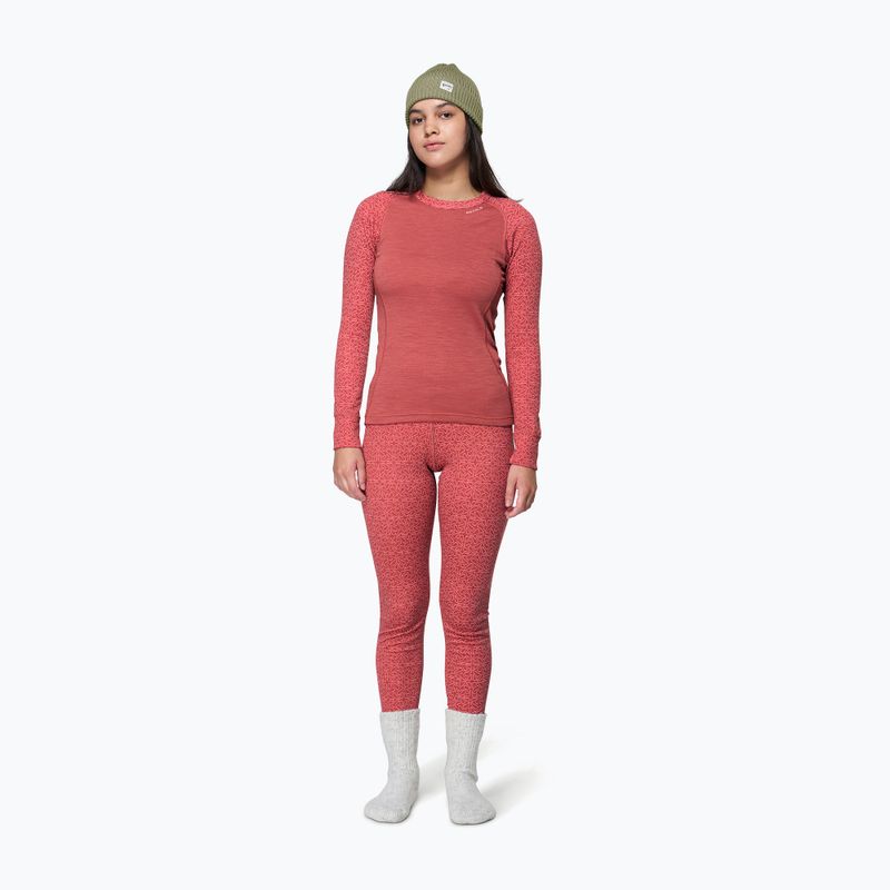 Women's thermal sweatshirt Devold Duo Active Merino 205 marsala 2
