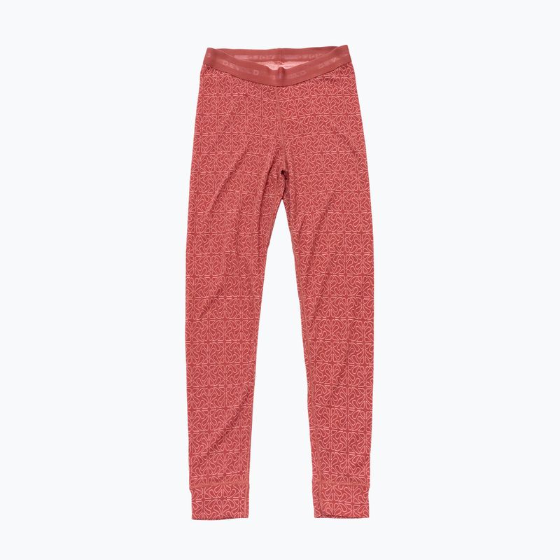 Women's thermal trousers Devold Duo Active Merino 205 Longs marsala 4