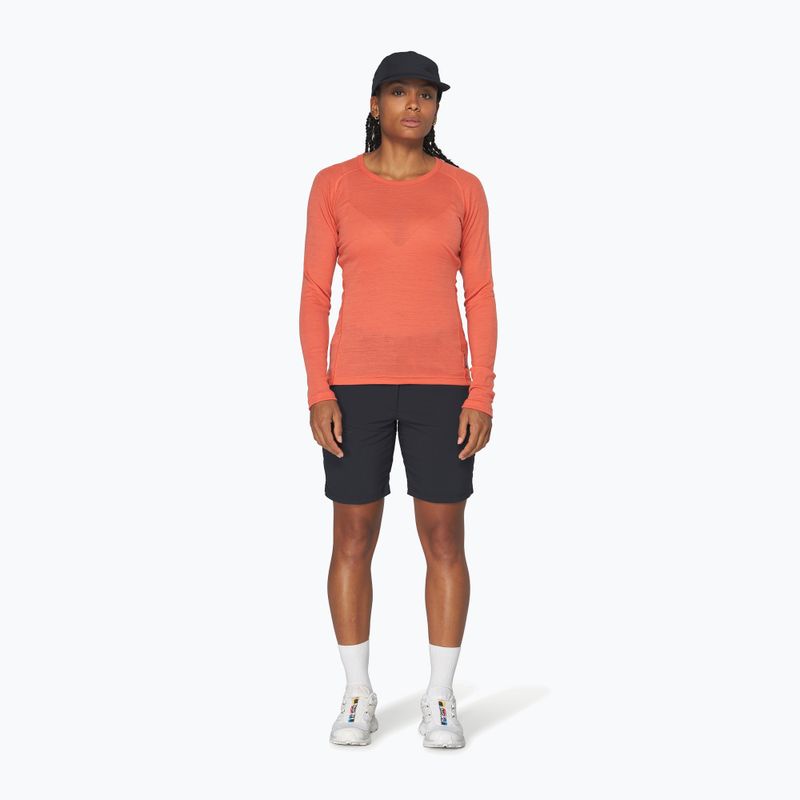 Women's thermal sweatshirt Devold Adventure Merino 190 coral 2