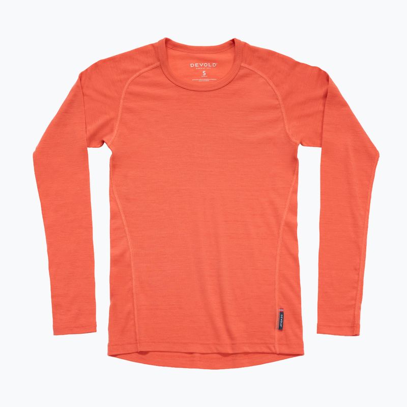 Women's thermal sweatshirt Devold Adventure Merino 190 coral 5