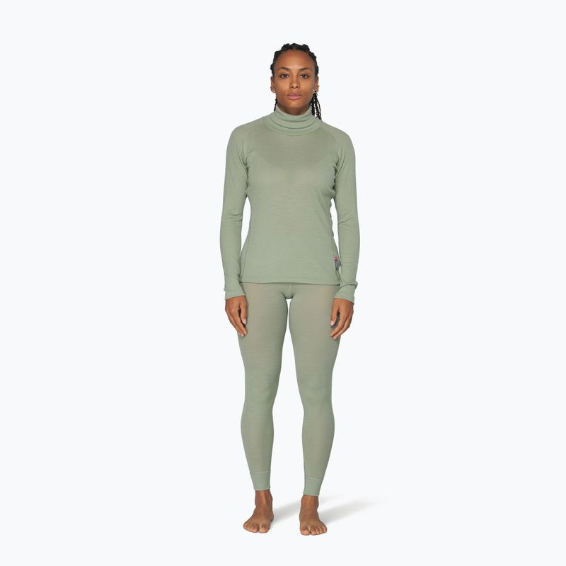 Women's thermal sweatshirt Devold Adventure Merino 190 High Neck fog 2