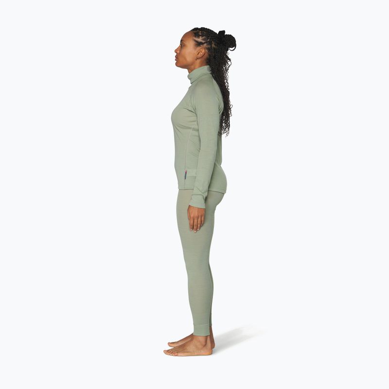 Women's thermal sweatshirt Devold Adventure Merino 190 High Neck fog 4