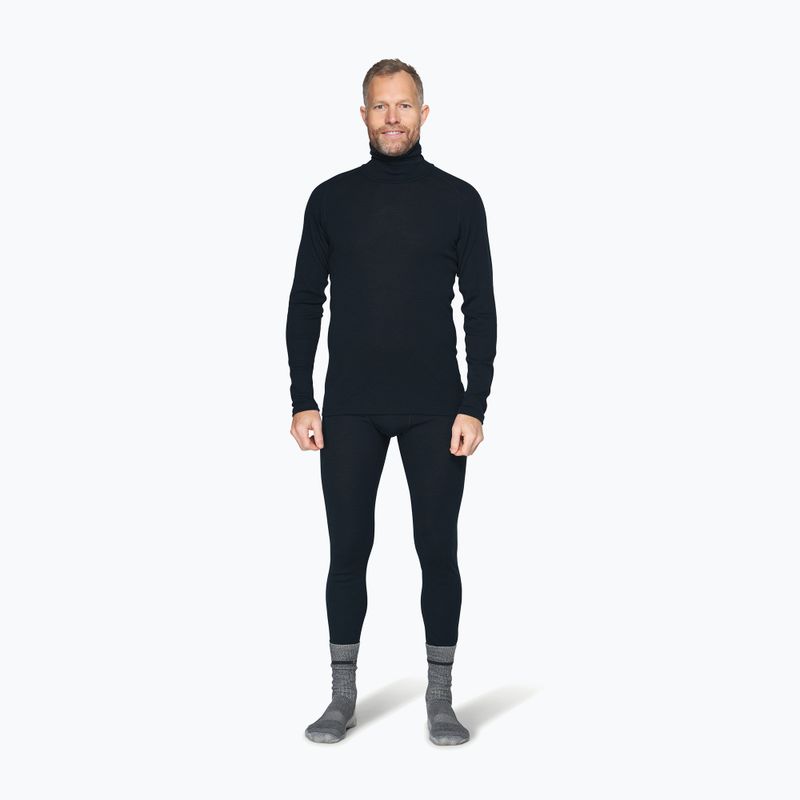 Men's thermal sweatshirt Devold Adventure Merino 190 High Neck ink 2