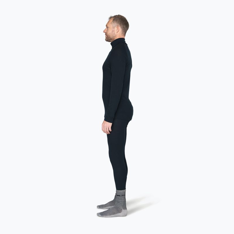Men's thermal sweatshirt Devold Adventure Merino 190 High Neck ink 4