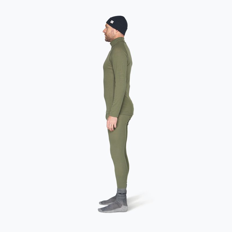 Men's thermal sweatshirt Devold Adventure Merino 190 High Neck lichen 4