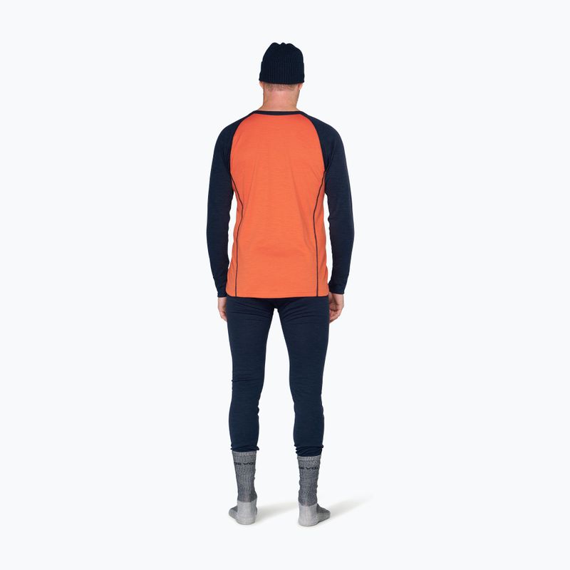 Men's thermal sweatshirt Devold Duo Active Merino 205 brick 3