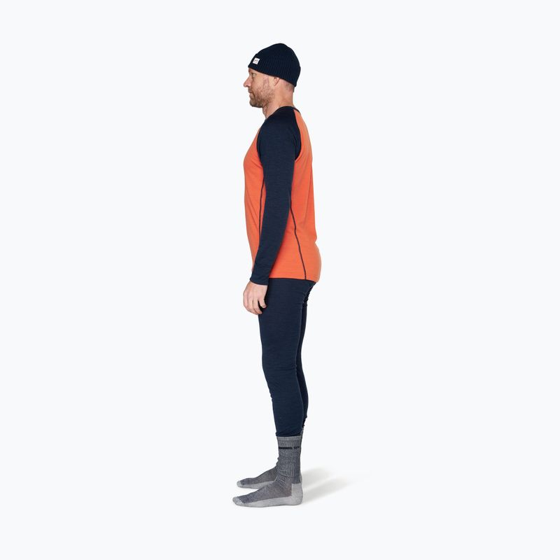 Men's thermal sweatshirt Devold Duo Active Merino 205 brick 4