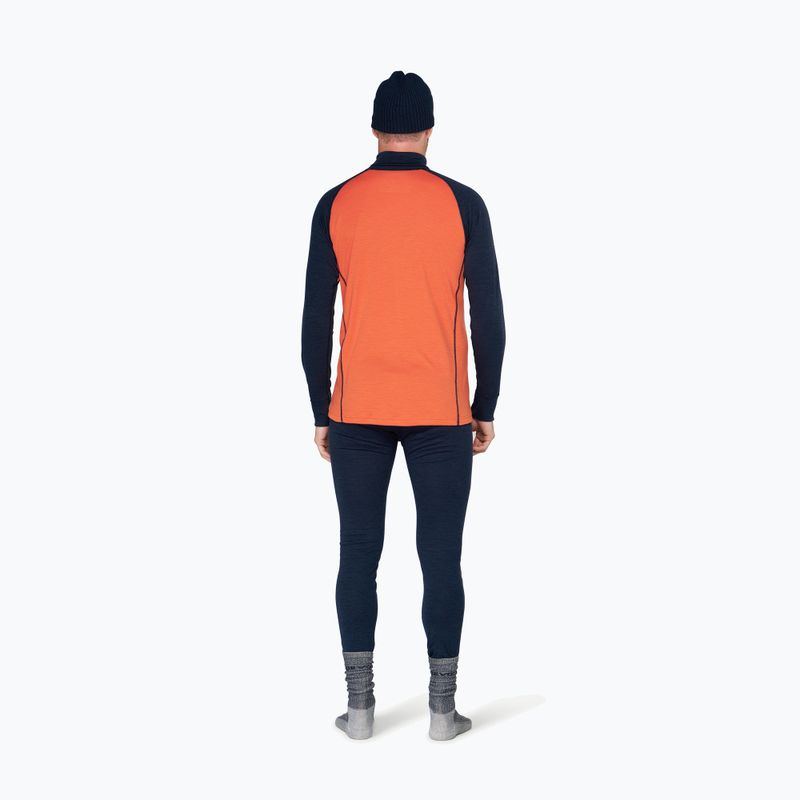 Men's thermal sweatshirt Devold Duo Active Merino 205 Zip Neck brick 3