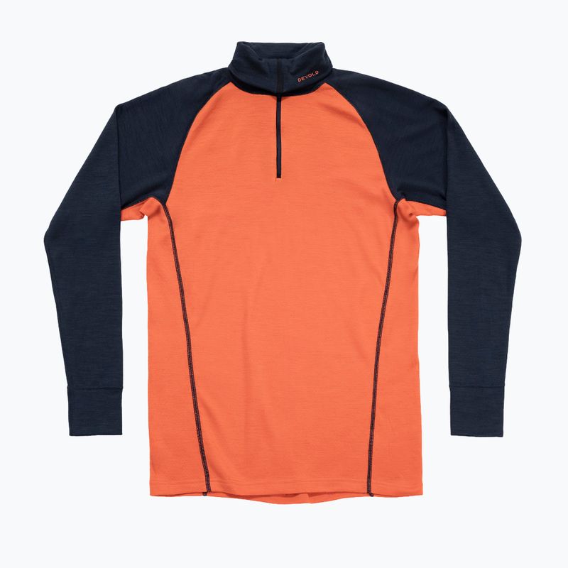 Men's thermal sweatshirt Devold Duo Active Merino 205 Zip Neck brick 5