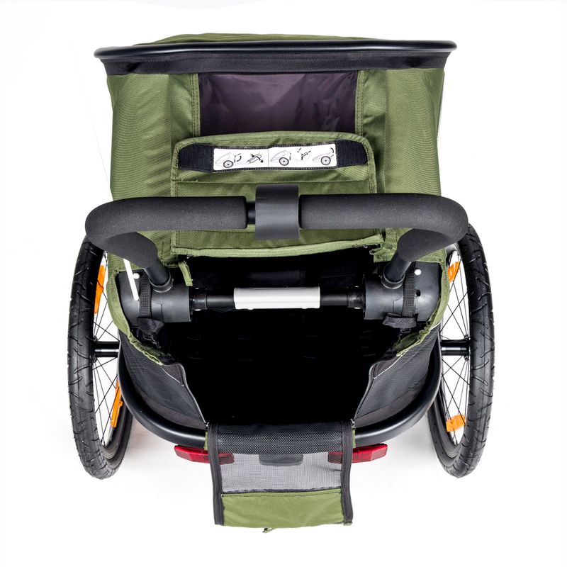 Hamax Outback One bike trailer black-green 400063_HAM 4