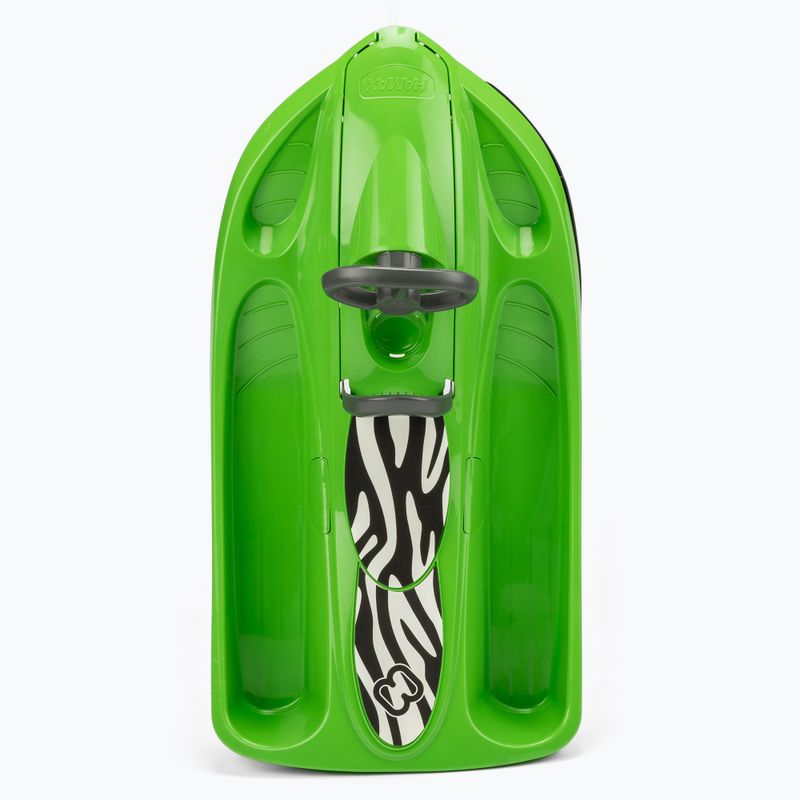 Hamax Sno Zebra green children's sled with handlebars 503516 3