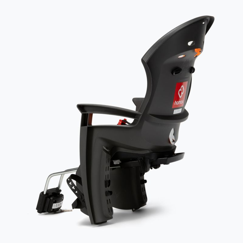 Hamax Siesta children's bike seat black and orange 552502_HAM 3