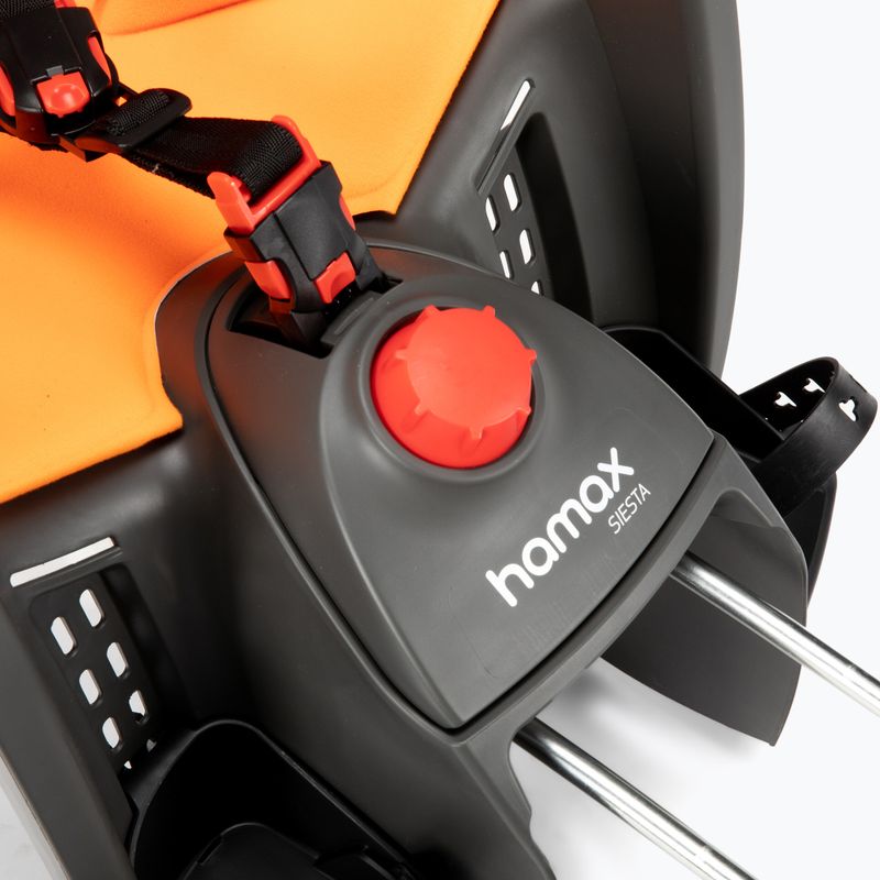 Hamax Siesta children's bike seat black and orange 552502_HAM 5