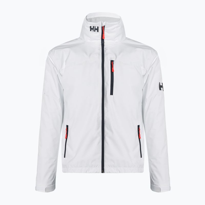 Men's Helly Hansen Crew Hooded Sailing Jacket White 33875_001