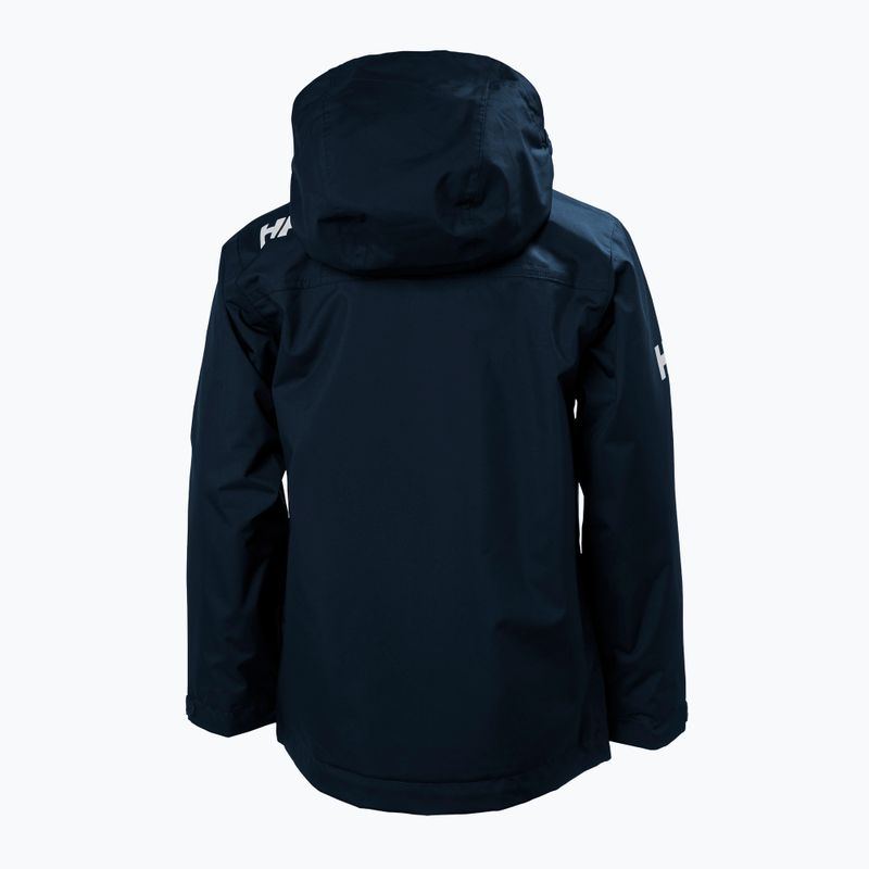 Children's Helly Hansen Crew Midlayer Sail jacket navy 2