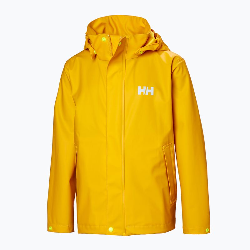 Helly Hansen children's sailing jacket Moss essential yellow 6