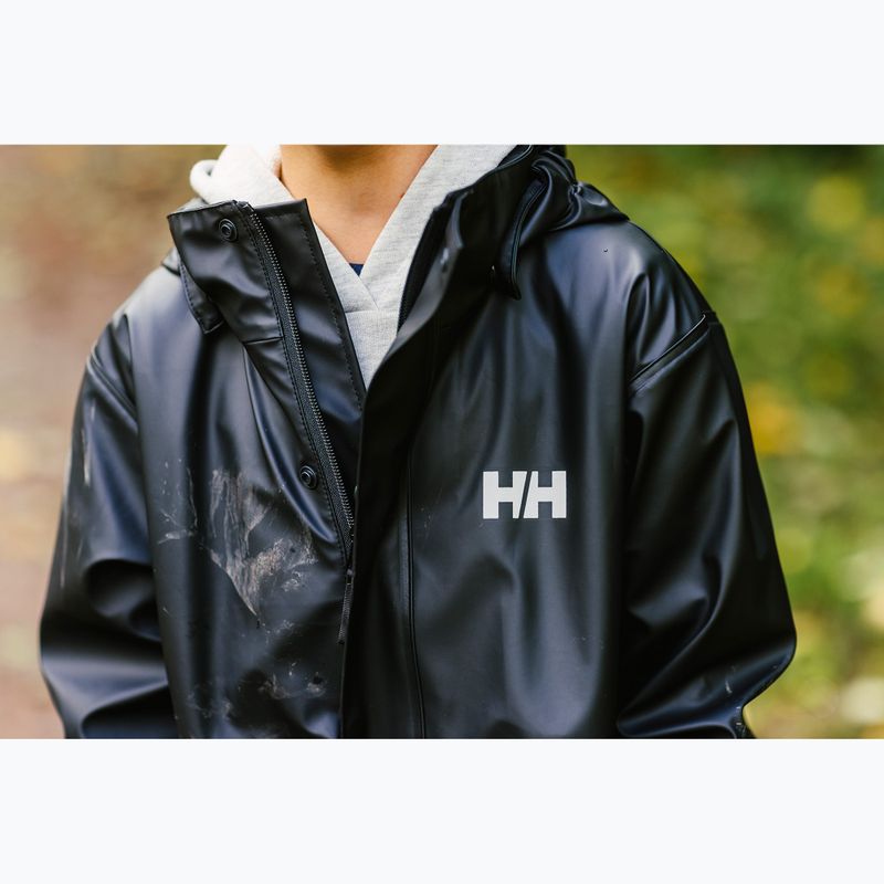 Helly Hansen children's sailing jacket Moss black 14