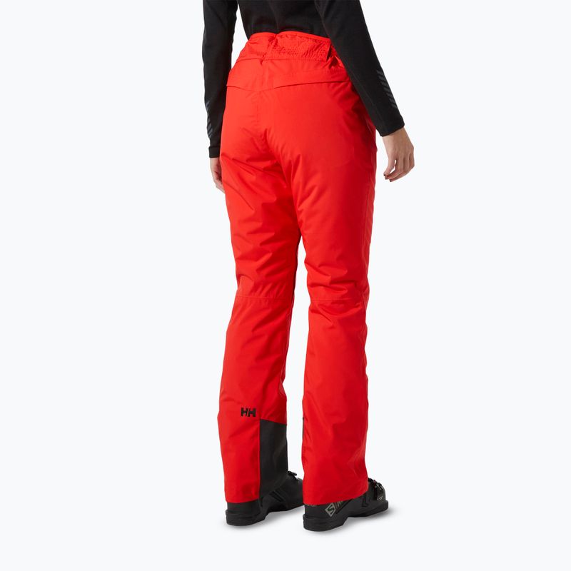 Women's ski trousers Helly Hansen Legendary Insulated alert red 2