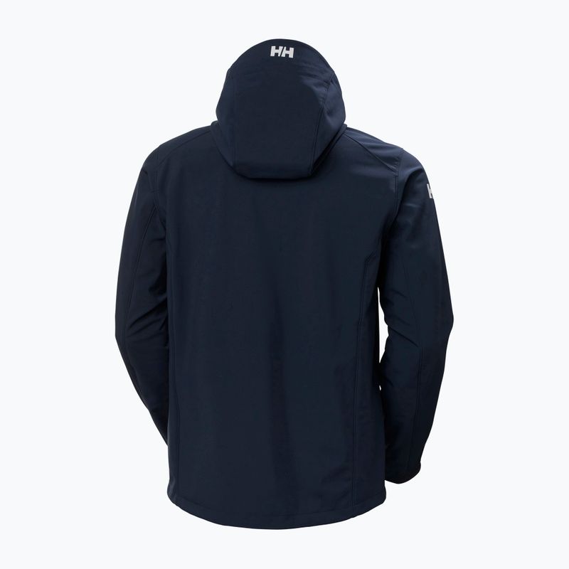 Helly Hansen men's Paramount Hooded softshell jacket navy blue 62987_990 4