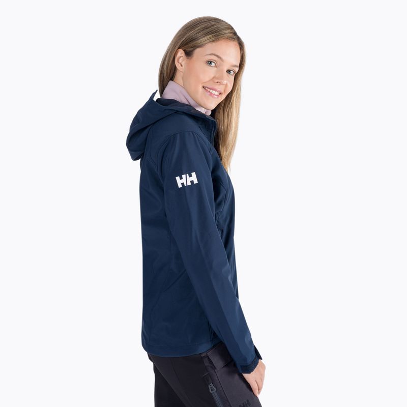 Helly Hansen women's softshell jacket Paramount Hood navy blue 62988_597 2