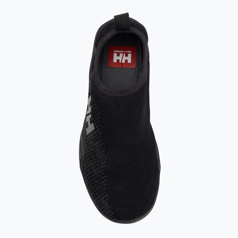 Helly Hansen Crest Watermoc women's water shoes black / charcoal 5
