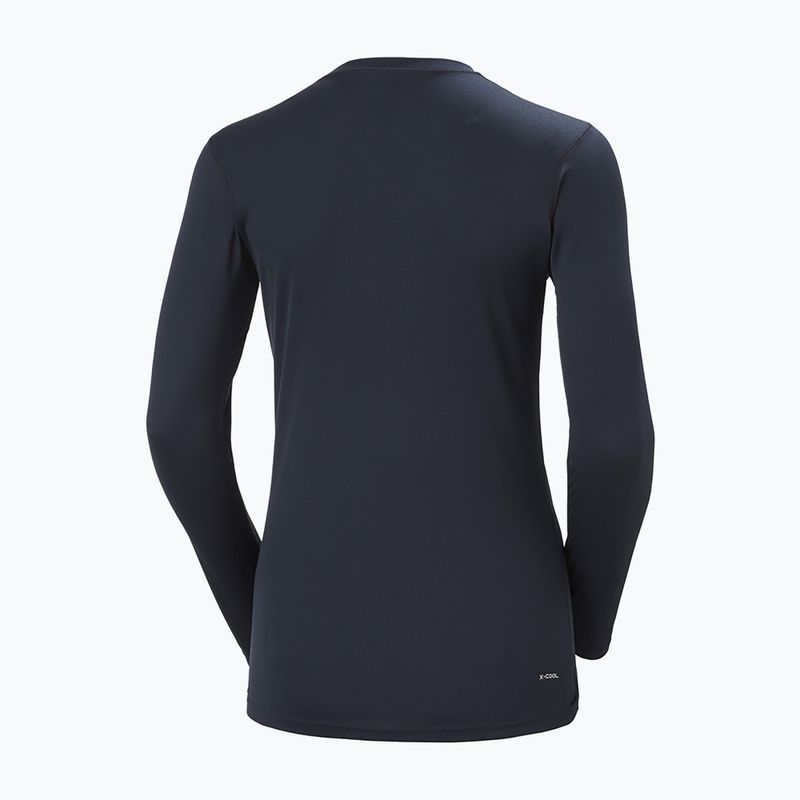 Helly Hansen women's trekking shirt Hh Tech Crew navy blue 48374_597 4