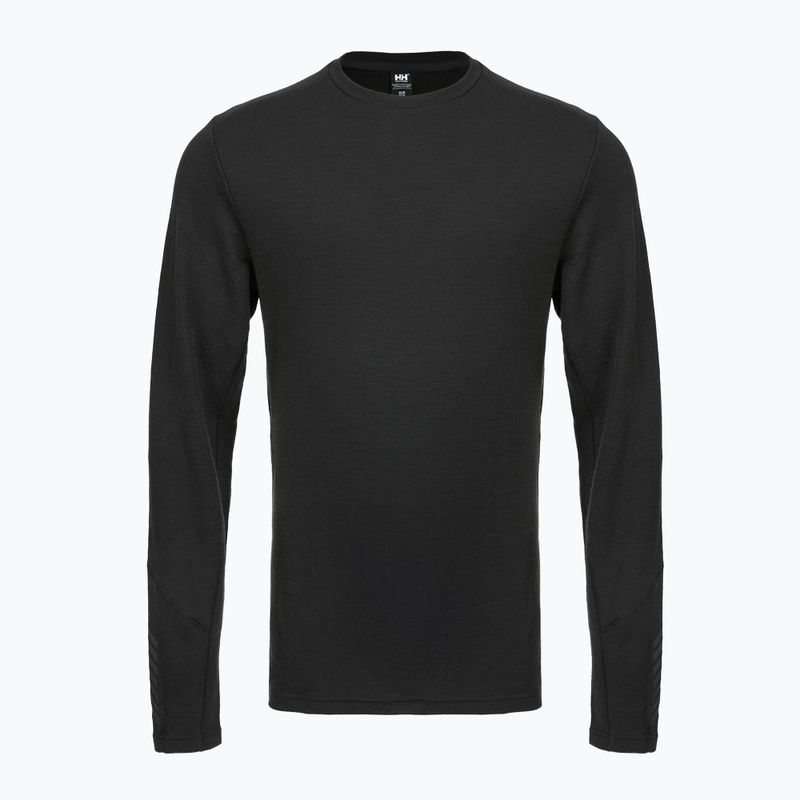 Men's thermal active sweatshirt Helly Hansen Lifa Merino Midweight Crew black