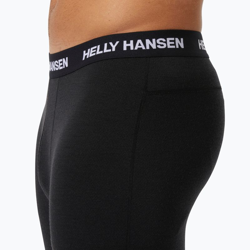 Men's thermal trousers Helly Hansen Lifa Merino Midweight 3/4 black 3
