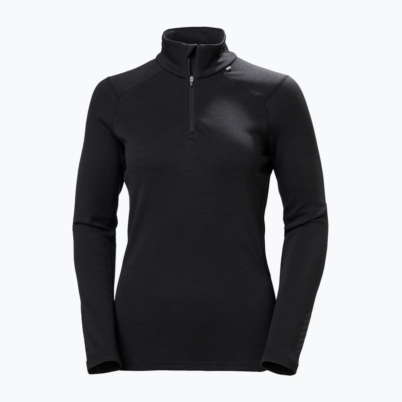 Women's thermal sweatshirt Helly Hansen Lifa Merino Midweight 1/2 Zip black 5
