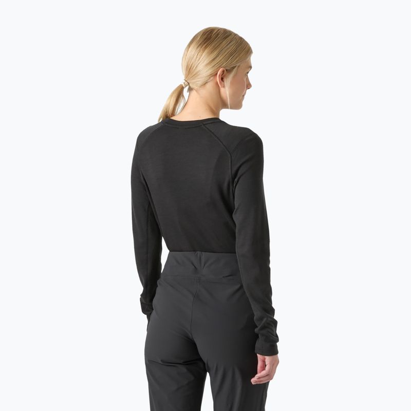Women's thermal sweatshirt Helly Hansen Lifa Merino Midweight black 2