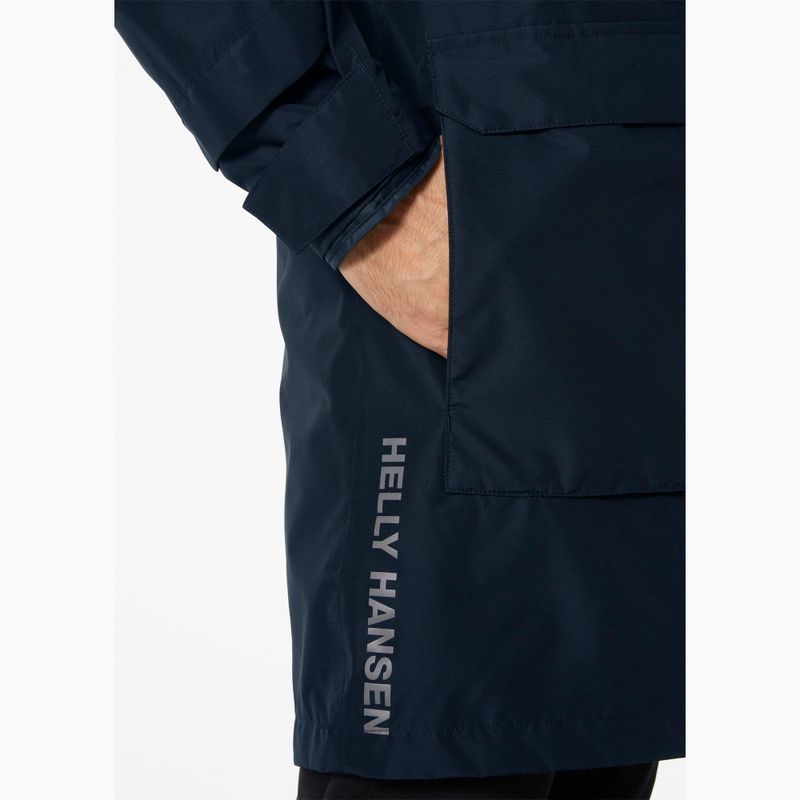 Men's Helly Hansen Rigging Coat rain jacket navy 6