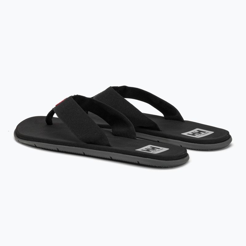 Men's Helly Hansen Logo flip flops black 11600_993 3