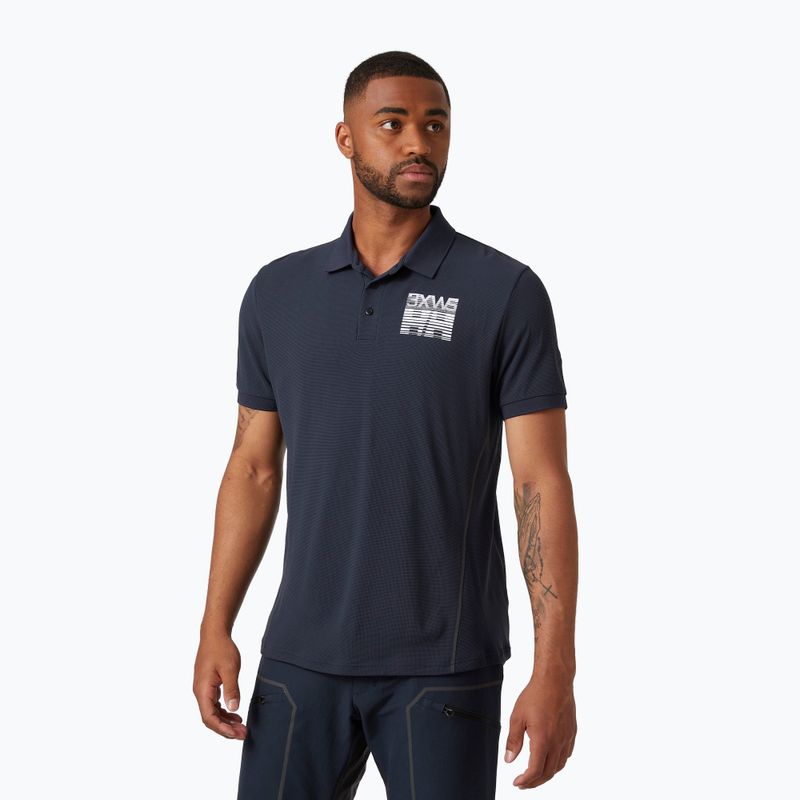 Helly Hansen HP Racing men's trekking shirt navy blue 34172_598