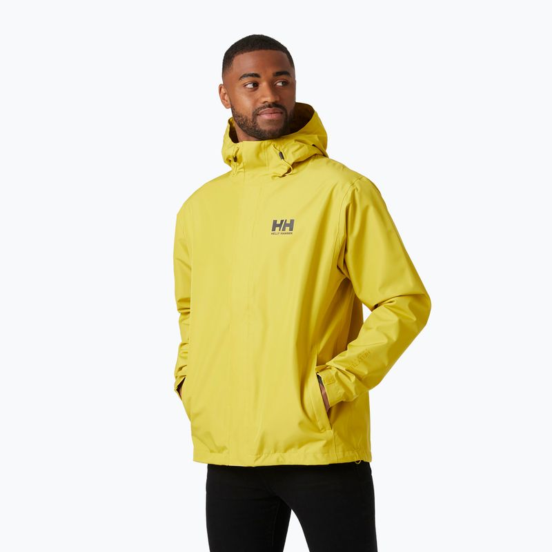 Helly Hansen Seven J men's rain jacket olive 62047_426