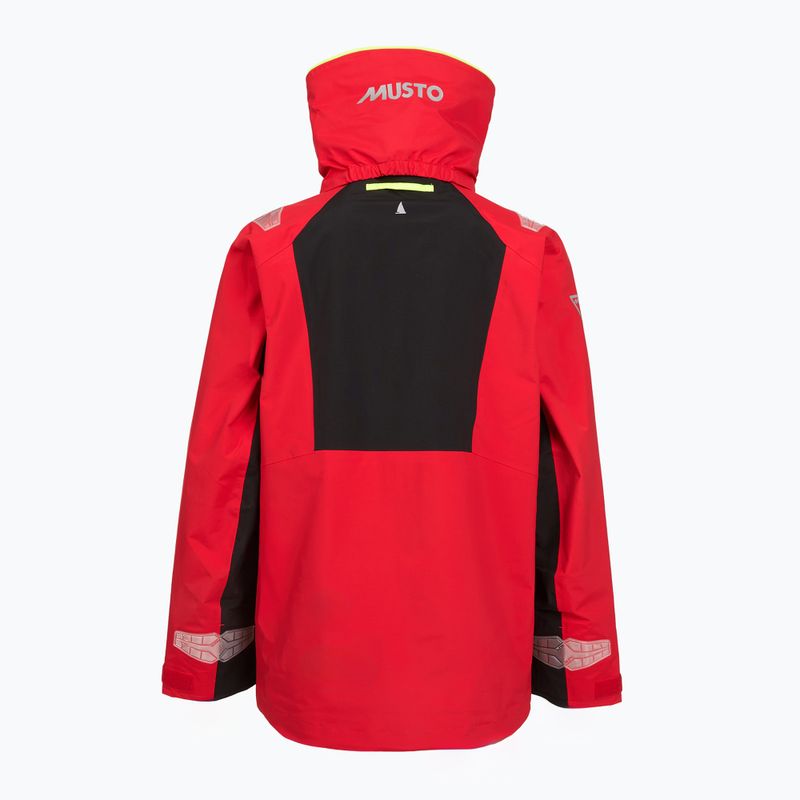 Musto BR2 Offshore 2.0 men's sailing jacket true red 2