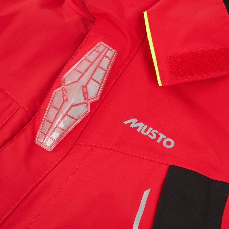 Musto BR2 Offshore 2.0 men's sailing jacket true red 3