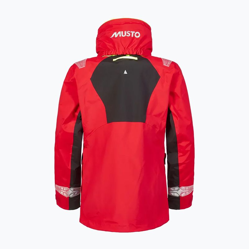 Musto BR2 Offshore 2.0 women's sailing jacket true red 2