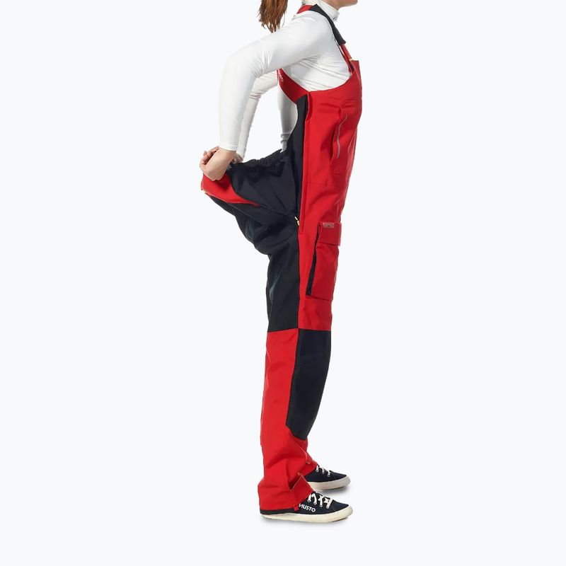 Women's Musto BR2 Offshore 2.0 true red sailing trousers 2