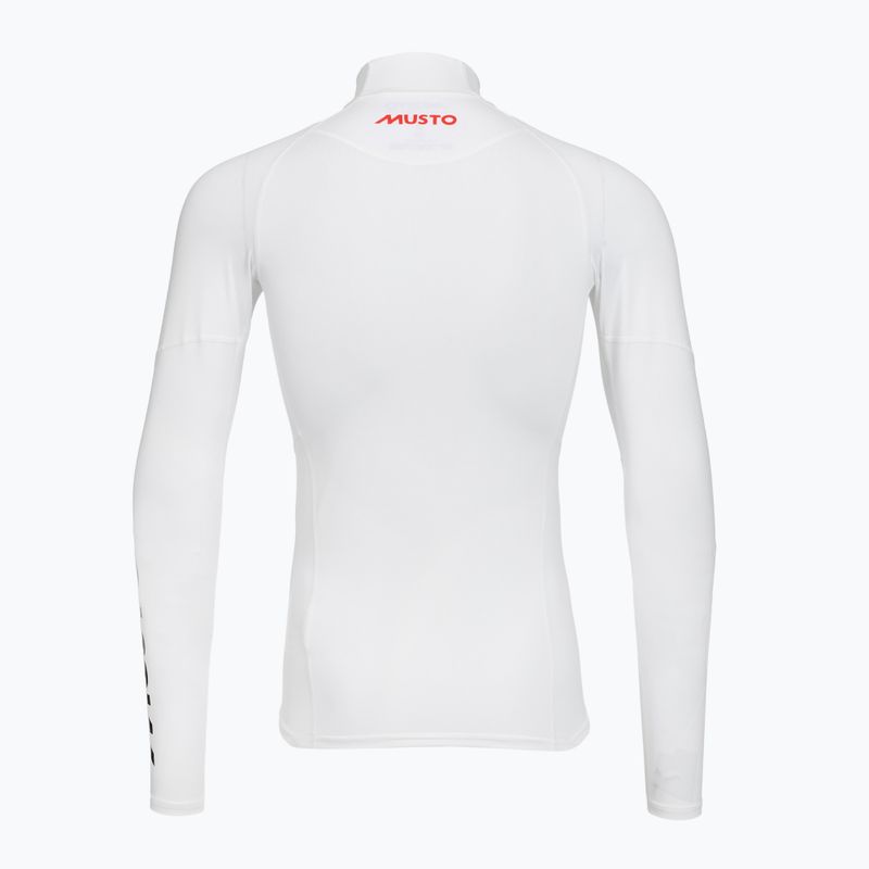 Men's swim long sleeve Musto Championship Rash Guard white 2