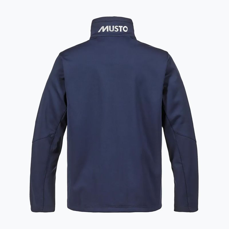 Men's Musto Essential Softshell navy sailing jacket 2